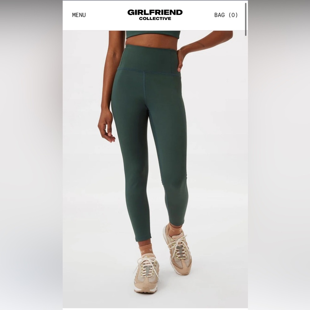 Girlfriend Collective Moss Compressive High-Rise Legging